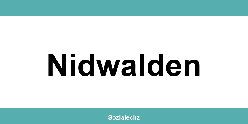 Telefonnummer und Anmeldung beim Sozialamt in Nidwalden